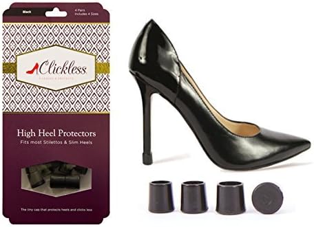 Black Clickless Heel Protectors by Clickless