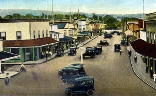 Hilo, Hawaii, ca. 1925. An 8x10-inch enlargement of a Vintage Postcard