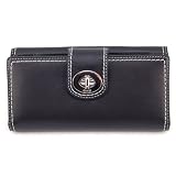 Coach 43606 Turnlock Leather Checkbook Wallet