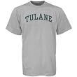 Tulane Green Wave Ash Arch Logo T-shirt