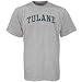 Tulane Green Wave Ash Arch Logo T-shirt