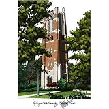 Michigan State, Beaumont Tower Lithograph