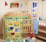 A Is For Apples 3 Piece Baby Crib Bedding Set by Sesame Beginnings