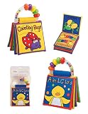 Touch & Feel Rattle Book - Animal Colors and Counting Bugs
