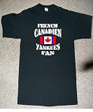 FRENCH CANADIEN YANKEES FAN CANADA FRANCE PRIDE T SHIRT jersey