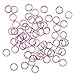 Light Pink Color Aluminum Open Jump Rings 6mm 19 Gauge (50)