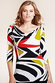 Per Una Cowl Neck Tribal Print Tunic