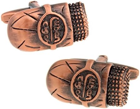 Cigar Cigarette Butts Shape Retro Elements Men's Cufflinks Gift Box Package