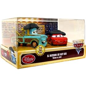 Disney Pixar CARS TOON Exclusive 148 Scale Die Cast Car 2Pack El Materdor Includes Mater... by 