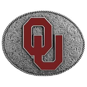 Oklahoma University Belt Buckle