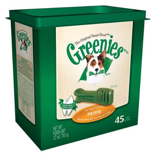 Greenies Dental Chews for Dogs, Petite Pack, 45 Chews