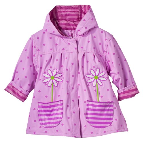 Girlsâ€™ Outerwear Wippette Kidsâ€™ Pink Dasiy Rain Jacket