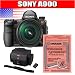 Sony Alpha A900 24.6MP Digital SLR Camera (Black) + Sony ACC-AMFM11 Accessory Kit (Includes NP-FM500H Rechargeable Battery Pack and LCS-SC11 Case) for the Sony Alpha Digital SLR + Mack 3 Year Extended Warranty