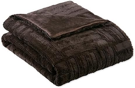 Premier Comfort Arctic Plush Down Alternative Throw Blanket in Chocolate
