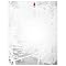 Cardinal In Winter Scene Stationery