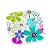 Flower Square Shaped Cosmetic Makeup Travel Mirror