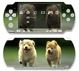 Running Puppies Decorative Protector Skin Decal Sticker for Sony Playstation PSP 1000 Portable System