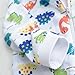 Baby Boys Footed Pajama - 100% Cotton Zip Front Dinosaurs Sleeper 12 Months