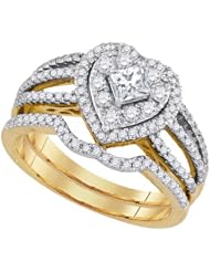 0.90CTW-DIA 0.27CT-CPR BRIDAL SET