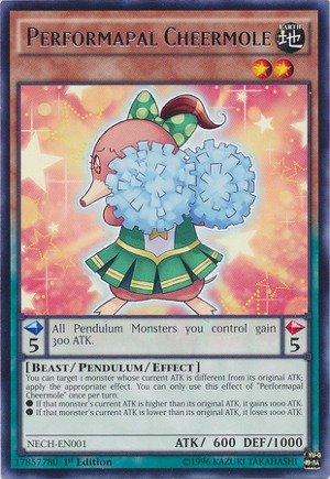Yu-Gi-Oh! - Performapal Cheermole (NECH-EN001) - The New Challengers - 1st Edition - Rare