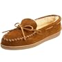 Minnetonka Women's 3502 Hardsole Pile Lined Slipper,Brown,9 M US