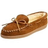 Minnetonka Womens Hardsole Pile-Lined Slipper
