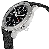 Seiko Men's SNK809 Seiko 5 Automatic Black Canvas Strap Watch
