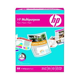 HP Genuine Multipurpose Paper, 96 Brightness, 8.5 x 11 Inches, 20 lb, 500 Sheets (11200-0)