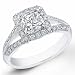 1.11 Ct. Princess Cut Diamond Engagement Ring F, VVS2 (EGL Certified) 1.11 Ct. Princess Cut Diamond Engagement Ring F, VVS2 (EGL Certified)