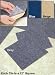 Peel and Stick Blue Berber Carpet Tiles 12"x12" Set of 10