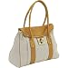 B. Makowsky Classics - Rockefellar Linen Large Satchel