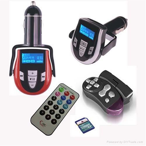 Car MP3 FM Transmitter (with USB port and SD card slot)