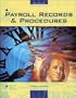 Payroll Records and Procedures