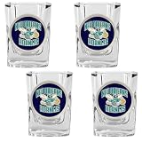 New Orleans Hornets 4pc Square Shot Glass Set