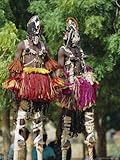 Dogon Dancers on Stilts, Sangha, Mali, Africa Photographic Poster Print by Bruno Morandi, 30x40 Dogon Dancers on Stilts, Sangha, Mali, Africa Photographic Poster Print by Bruno Morandi, 30x40