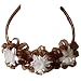 51ggH4JZM9L. SL75  Toddler Little Girls Christmas BROWN Floral Hair band Flower Girl LITO Tiara