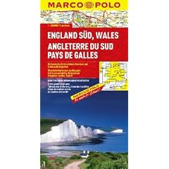 Grossbritannien. 1:300000: MARCO POLO Karte England S�d, Wales: TEIL 1/2