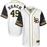 Long Beach State 49ers White Bullpen Baseball Jersey