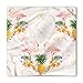 Lunarable Flamingo Bandana, Pineapples and Birds Motif, Unisex Head and Neck Tie