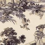 Town and Country Fabric by the Yard: Toile Glenna... by Town and Country