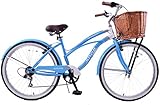 NEW SNOB CLASSIC LADIES LIFESTYLE COMFORT BEACH STYLE CRUISER WICKER BASKET 19