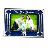 MLB New York Yankees Art Glass Horizontal Frame