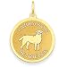 labrador24  - 14k Labrador Retriever Disc Charm