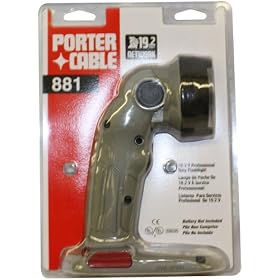Porter Cable 881 19.2-Volt Tilting Head Flashlight, No Battery