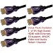 PTC Premium Gold Series High Speed HDMI Cable, 6 feet (3-Pack)