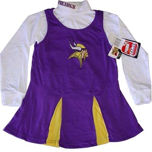 Minnesota Vikings NFL Long Sleeve Cheerleader Halloween Costume 16 XL