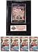 MLB Card Plaques - Philadelphia Phillies 2008 World Series Champions -Chase Utley with FREE 4 Packs of MLB Trading Cards - Philadelphia Phillies