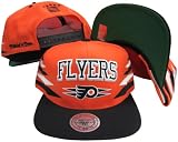 Philadelphia Flyers Diamond Orange/Black Two Tone Plastic Snapback Adjustable Snap Back Hat / Cap