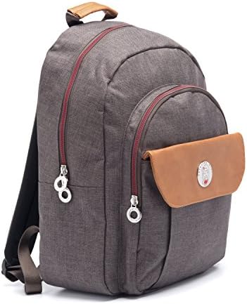 CRISTINA GIRL Women's Large Backpack Ella Collection (Mocha)