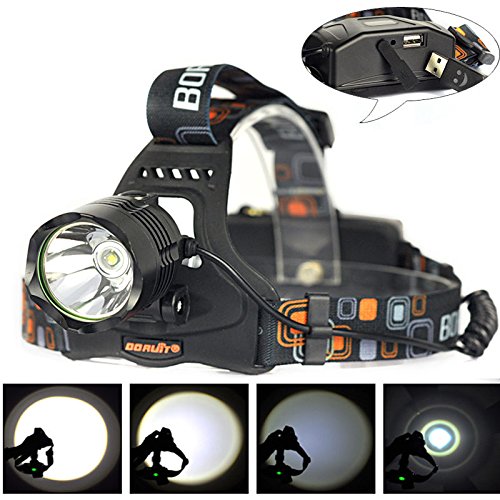 Welltop® 1200 Lumens CREE XML Upgraded L2 LED 5Modes Headlamp Torch